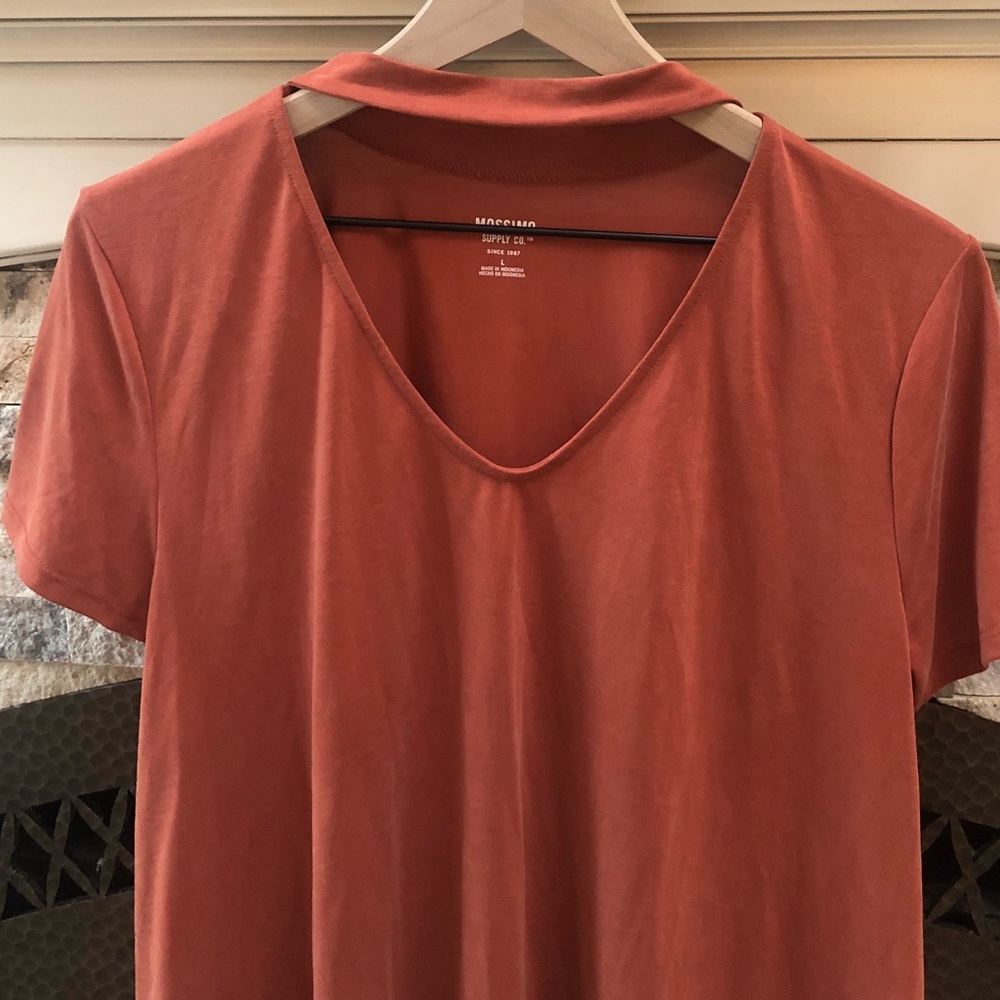 Rust Short Sleeve Top - Picture 2 of 4